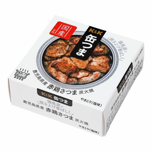 国分 KK 缶つま 鹿児島県産 赤鶏さつま炭火焼 45g ×12 メーカー直送