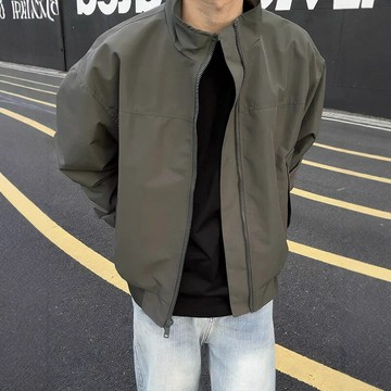 cleanfit短款工裝外套男秋季硬漢穿搭三防立領沖鋒衣美式飛行夾克鑫弘-錦衣華服