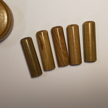 【手刻－印鑑】綠檀圓章