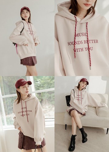 MIU風綁繩字母帽T