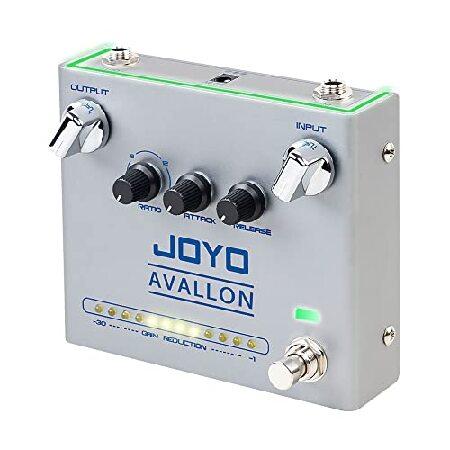 JOYO Compressor Effect Pedal with Precise Compression Knobs Adjusting Independent for Electric Guitar Bass True Bypass (AVALLON R-19)