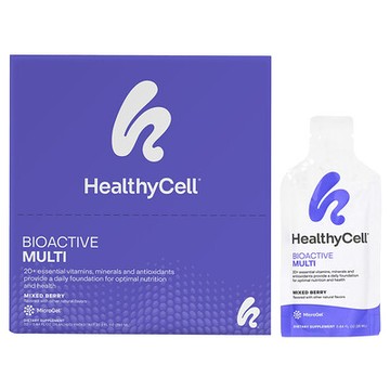 HealthyCell, 生物活性多營養素，混合漿果味，30 個凝膠包，每個 0.84 液量盎司（25 毫升）