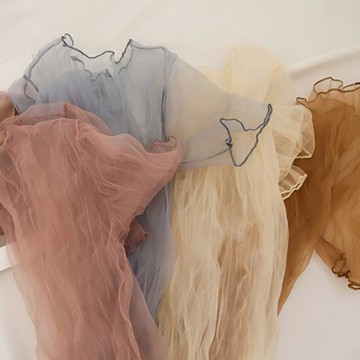 短袖蕾絲網紗打底衫2025夏季新款時尚內搭超仙百搭薄款透明上衣女