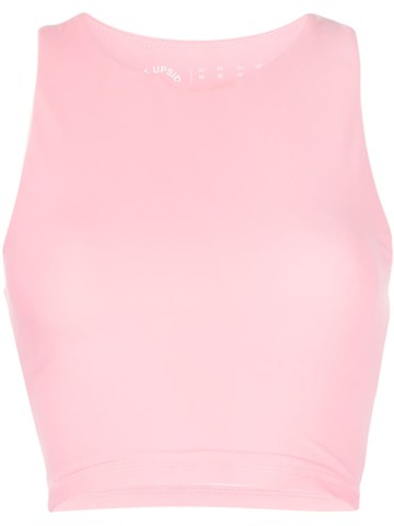 The Upside - Swing Jacinta cropped tank top - women - Recycled Polyamide/Elastane - S - Pink