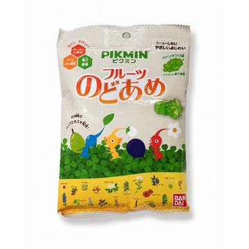 日本 BANDAI 皮克敏熱帶水果風味草本潤喉糖 64g｜PIKMIN 麝香葡萄果汁 喉糖糖果 日本進口