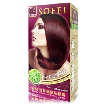 舒妃莤草護髮染髮霜-三劑#5.5莤草紅褐