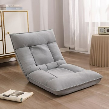 懶人沙髮折疊榻榻米床上久坐舒服打遊戲靠背椅飄窗陽臺地上可躺睡懶人椅  可躺式 榻榻米