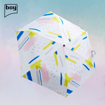 boy 四折短版 超輕遮光版晴雨傘 - BY3096 雪絢