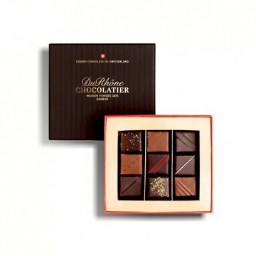 【Du Rhône Chocolatier】經典夾心巧克力-9入禮盒(L)