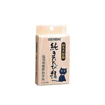【2入組】日本GENDAI現代-純木天蓼精(貓用健康保健食品) 0.5gx10袋 (OD0230)(買二件贈送寵喵樂-貓草玩具*1包 )