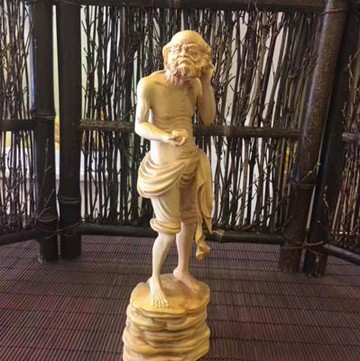 小葉黃楊木精雕達摩木雕木制品擺件小工藝品擺件居家擺件小禮品1入