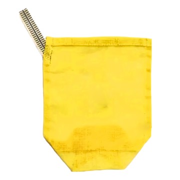 日本製 CAYA 純棉蚊帳布蔬菜袋 芥末黃  S(12x15cm)  1個  1個