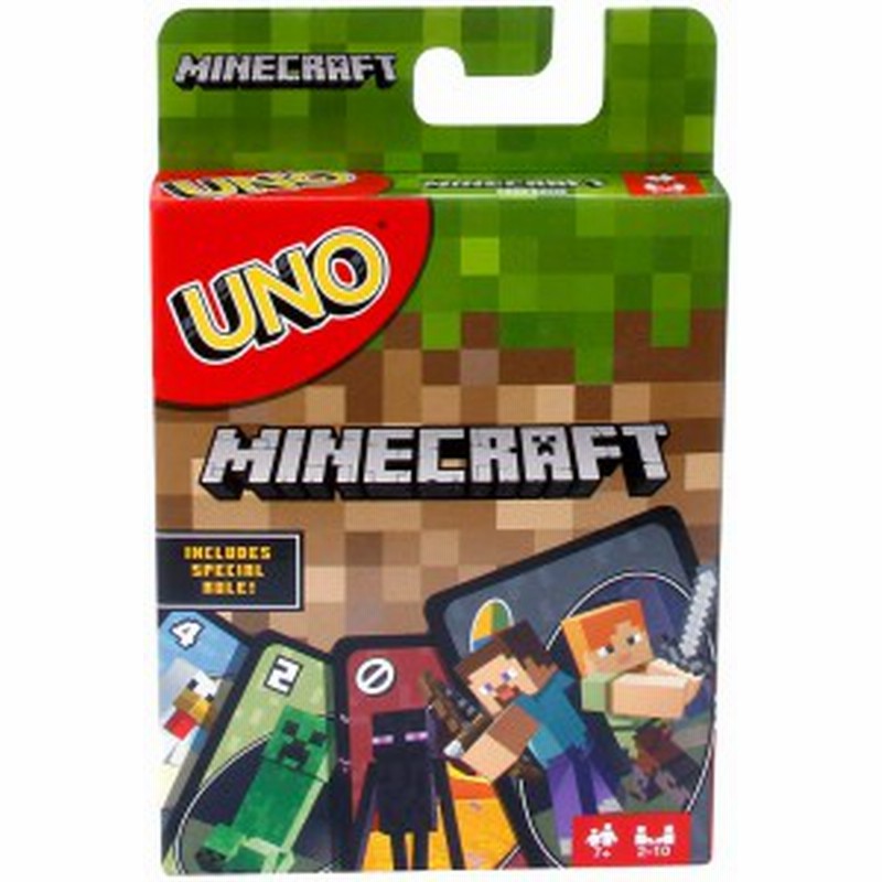 ｕｎｏ マインクラフト カードゲーム Uno Minecraft Card Game 並行輸入品 メール便送料無料 通販 Lineポイント最大1 0 Get Lineショッピング