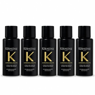KERASTASE 卡詩 黑鑽極萃逆時玫瑰香氛露(15ml)X5 [75ml/正貨容量超值組]-國際航空版