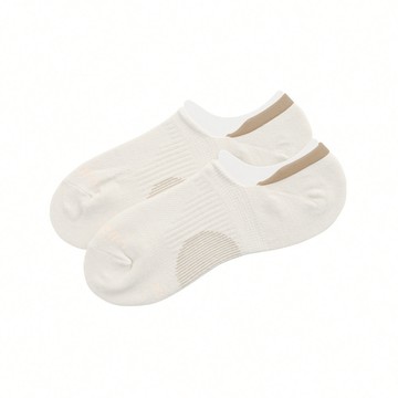 FootSpa足弓加強運動隱形襪-棉紗 - M冰灰綠