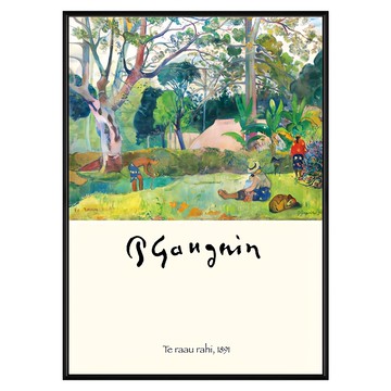 菠蘿選畫所 保羅・高更 大樹 AVAR3443B  黑色  40 x 30cm