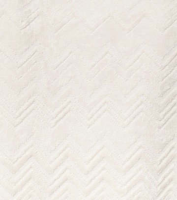 Missoni Chalk Zigzag cotton terry bathrobe