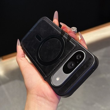新款 360°旋轉磁吸支架 磁吸卡包手機殼 Google谷歌 pixel 10ProXL 9A 8Pro 全包防摔手機殼