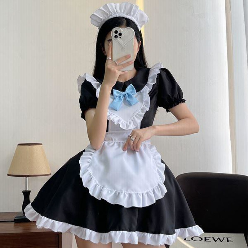 メイド エプロン メイド服 メイドカフェ コスプレ 衣装 カチューシャ