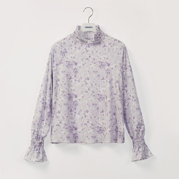 Sù-Si舒仕裝 | 三色堇荷葉立領襯衫 #W00012