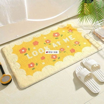可開發票☆【臺灣精品】💕家用浴室防滑墊衛生間門口吸水地墊洗澡間臥室進門腳墊門墊可機洗