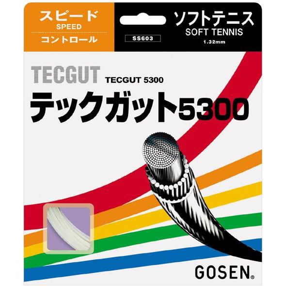 「 5張セット」GOSEN ゴーセン 「テックガット5300」ss603