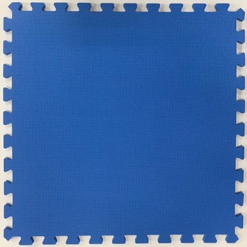 特力屋 經典素色安全地墊 寶石藍 60x60x1.2cm 4入