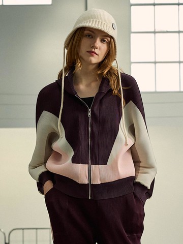 Color Block Hooded Jumper _AI08WNPJP01WN