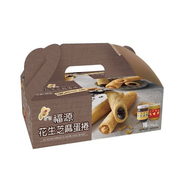 【新竹福源】花生芝麻醬蛋捲