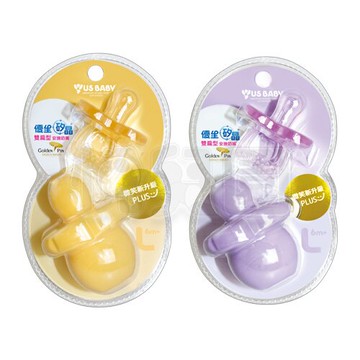 US BABY 優生 矽晶安撫奶嘴升級版雙扁L【悅兒園婦幼生活館】