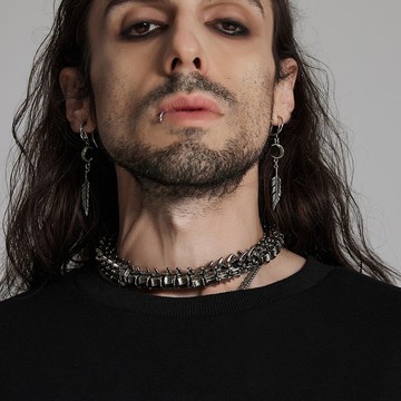 末日龐克毒龍骨骸護符頸圈 / 頸鏈