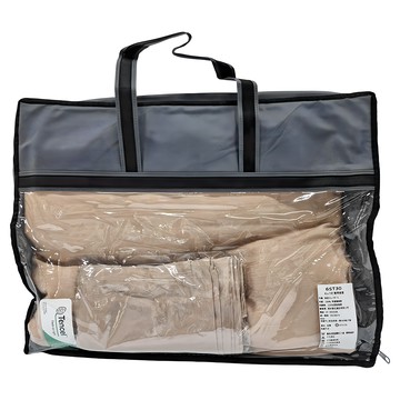 BUHO 布歐 素面文青兩用被套 60支紗 300織 6x7尺 6ST30 烤糖奶蓋  被套 + 枕套組  雙人