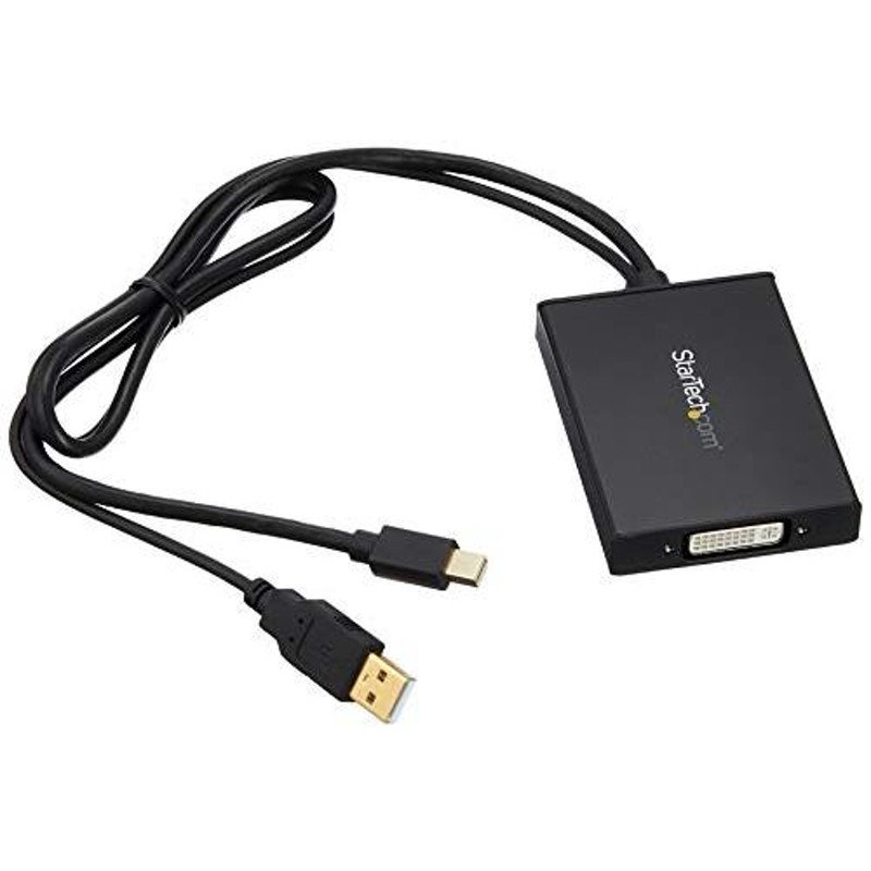 StarTech.com Mini DisplayPort - デュアルリンクDVI 変換アダプタ