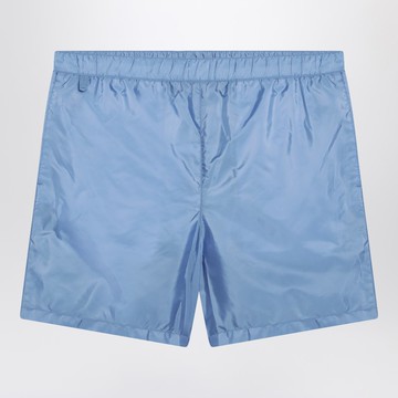 Light blue Re-Nylon swim shorts