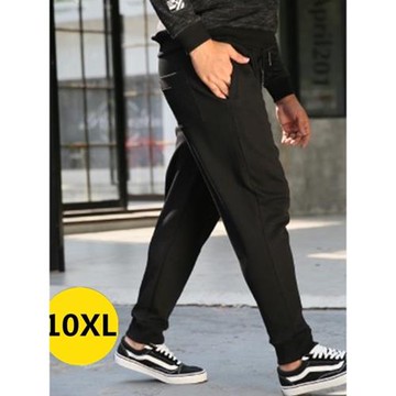 春夏季新款加肥加大碼休閑長褲大碼純色高腰胖子男長褲400斤寬松