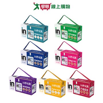 森永 IN 果凍6入裝系列(能量/維他命/膠原蛋白/綜合礦物質/提神/纖維/益生菌)(1080G/袋)【愛買】