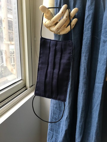 歐夏蕾藍藍口罩or口罩套-日本製二重紗(可寄送海外)