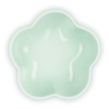LE CREUSET -瓷器花型盤12cm (小) (冰川綠-無盒)