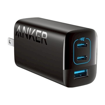 ANKER 336 充電器 67W GaN 氮化鎵 極速快充 雙USB-C 一個USB-A  黑色  1個