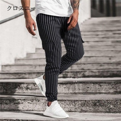 ジョガーパンツ メンズ チノパンツ ストライプ柄 ストレッチ カーゴパンツ カジュアルパンツ 秋 ボトムス 通販 Lineポイント最大get Lineショッピング