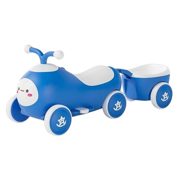 CHING-CHING 親親 毛毛蟲學步拖車/嚕嚕車 RT-628  藍色  1個