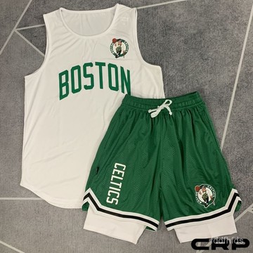 訓練服背心男 美式籃球服套裝 球衣速幹上衣 寬鬆背心 五分褲 排汗衫 透氣上衣男 夏季背心套裝 假兩件短褲