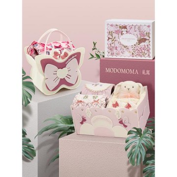 新生兒用品嬰兒禮盒女寶寶出生見面禮連體衣滿月禮物百天周歲禮品