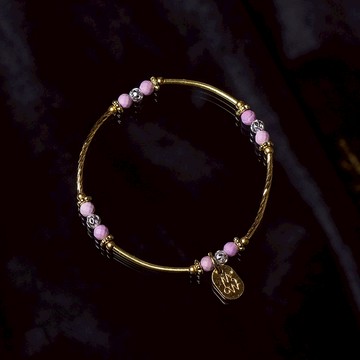 西澳假期 // C1413紫雲母黃銅手鍊