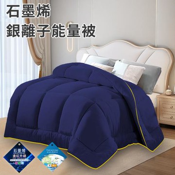 【CERES 席瑞絲】石墨烯銀離子能量被1.6Kg/深藍(被子/棉被/纖維被/保暖被)(WB)