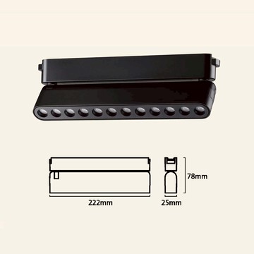 【編織軌道】6W、12W、18W摺疊格柵燈 F05-CT16-ZD6T-BK、CT16-ZD12T-BK、CT16-ZD18T-BK