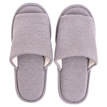 HOLA 和樂家居 柔軟針織布質拖  XL(30 x 12 x 8.5cm)  礫石灰  1雙