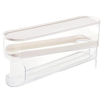 好拾選物 滾動雞蛋收納盒/收納雞蛋盒 透明色 雙層  1個  1個裝