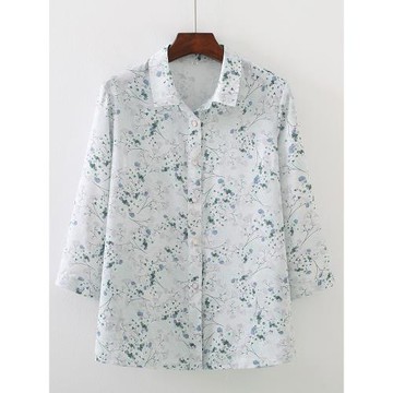 老年女裝奶奶夏裝高貴襯衫中老年女士開衫上衣媽媽夏季仿真絲襯衣