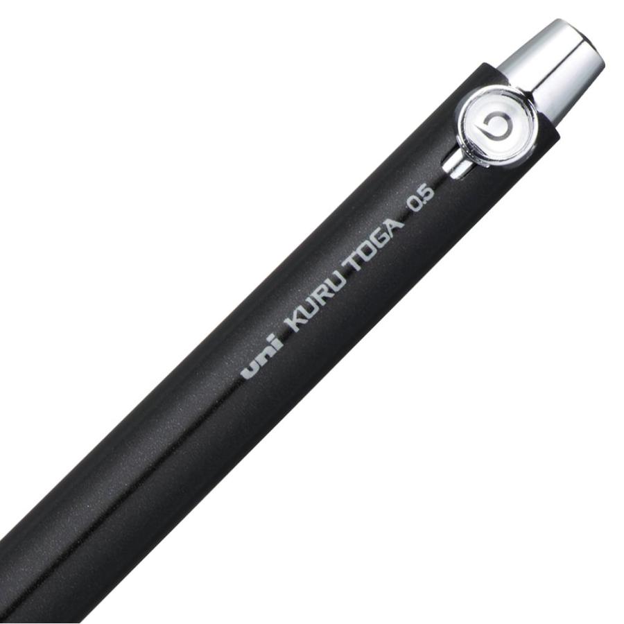 クルトガ 三菱鉛筆 シャープペン ラバーグリップ 0.5 ブラック M56561P.24